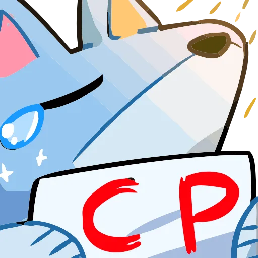 Стикер 51 Blue Fox