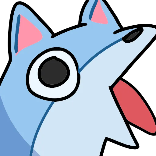 Стикер 37 Blue Fox