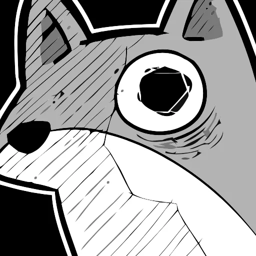Стикер 4 Blue Fox