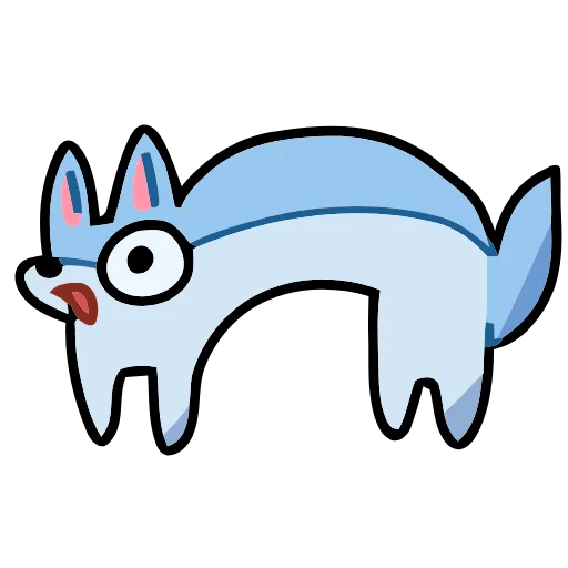 Стикер 47 Blue Fox