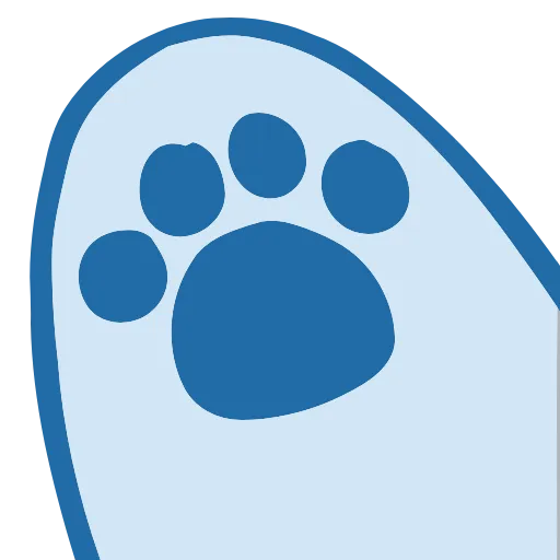 Стикер 8 Blue Fox