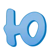 🤩 Эмодзи «Синие буквы, русские и английские» для Telegram
