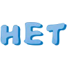 🤩 Эмодзи «Синие буквы, русские и английские» для Telegram