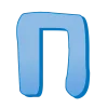 🤩 Эмодзи «Синие буквы, русские и английские» для Telegram
