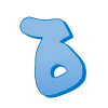 🤩 Эмодзи «Синие буквы, русские и английские» для Telegram