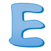 🤩 Эмодзи «Синие буквы, русские и английские» для Telegram