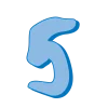 🤩 Эмодзи «Синие буквы, русские и английские» для Telegram