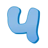 🤩 Эмодзи «Синие буквы, русские и английские» для Telegram