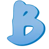 🤩 Эмодзи «Синие буквы, русские и английские» для Telegram
