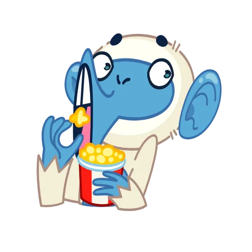 Стикер 14 Blue Monkey
