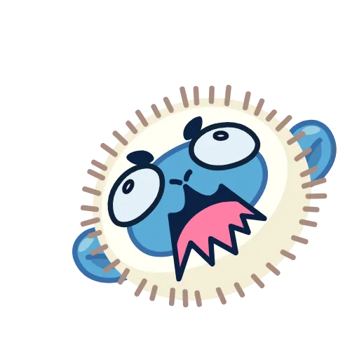 Стикер 13 Blue Monkey