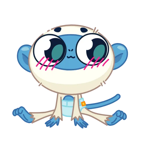 Стикер 27 Blue Monkey