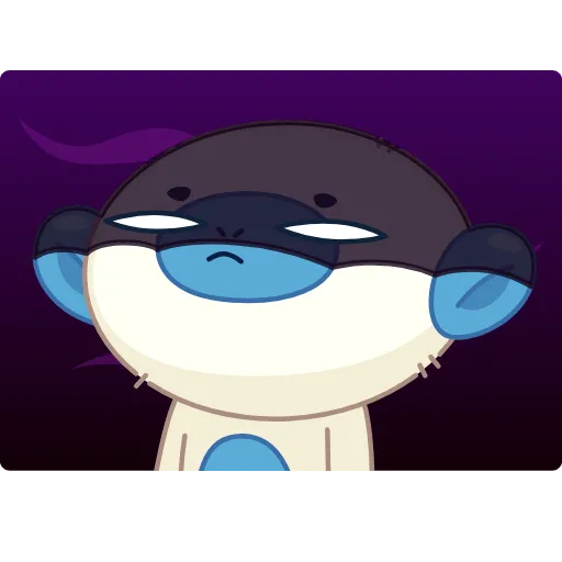 Стикер 20 Blue Monkey