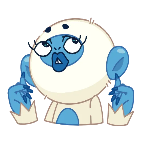 Стикер 12 Blue Monkey