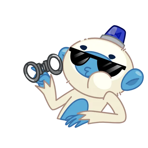 Стикер 23 Blue Monkey