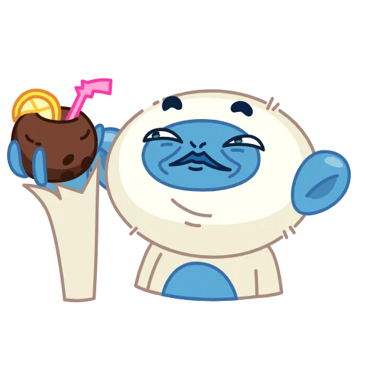 Стикер 26 Blue Monkey