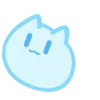 Стикер 19 Blue Nyan