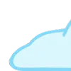 Стикер 61 Blue Nyan