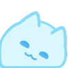 Стикер 46 Blue Nyan