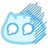 Стикер 39 Blue Nyan