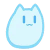 Стикер 16 Blue Nyan