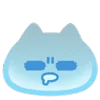 Стикер 34 Blue Nyan