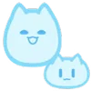 Стикер 11 Blue Nyan