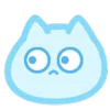 Стикер 24 Blue Nyan