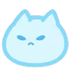 Стикер 30 Blue Nyan