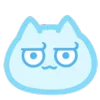 Стикер 37 Blue Nyan