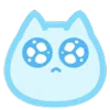 Стикер 10 Blue Nyan