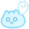 Стикер 13 Blue Nyan