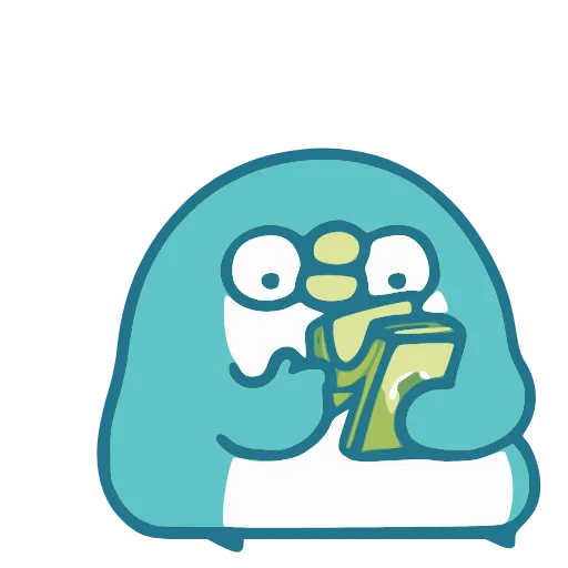 Стикер 4 Blue Penguin