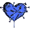 Стикер 19 Blue Random Emoji - голубые рандом эмодзи