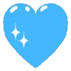 Стикер 7 Blue Random Emoji - голубые рандом эмодзи