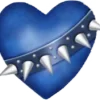 Стикер 32 Blue Random Emoji - голубые рандом эмодзи