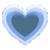 Стикер 3 Blue Random Emoji - голубые рандом эмодзи