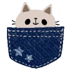 Стикер 28 Cute Jeans