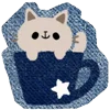 Стикер 38 Cute Jeans