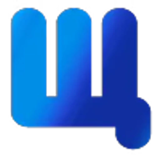 🤓 Эмодзи «Синий градиент с анимацией» для Telegram
