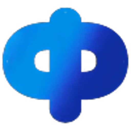 😎 Эмодзи «Синий градиент с анимацией» для Telegram