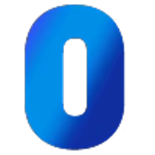 0️⃣ Эмодзи «Синий градиент с анимацией» для Telegram