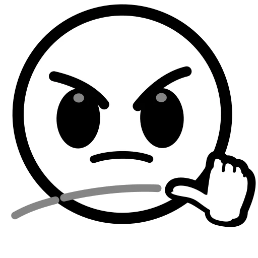 🤬 Эмодзи «White - белые эмодзи» для Telegram