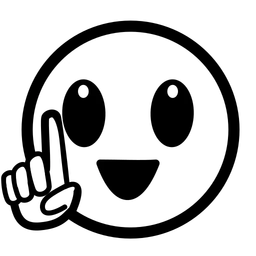 😮 Эмодзи «White - белые эмодзи» для Telegram