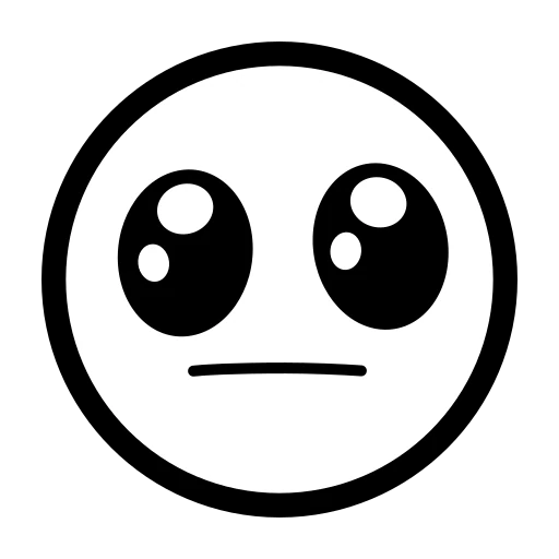 🥴 Эмодзи «White - белые эмодзи» для Telegram