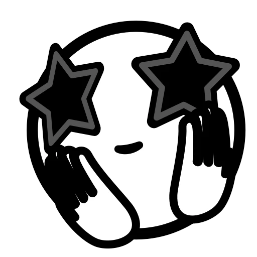 🤩 Эмодзи «White - белые эмодзи» для Telegram