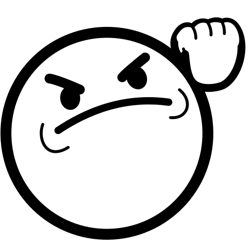 🤬 Эмодзи «White - белые эмодзи» для Telegram