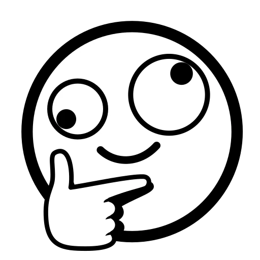 🤪 Эмодзи «White - белые эмодзи» для Telegram