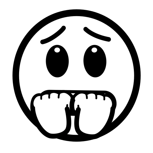 😓 Эмодзи «White - белые эмодзи» для Telegram