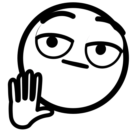 🥱 Эмодзи «White - белые эмодзи» для Telegram